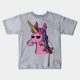 Badass unicorn! Kids T-Shirt